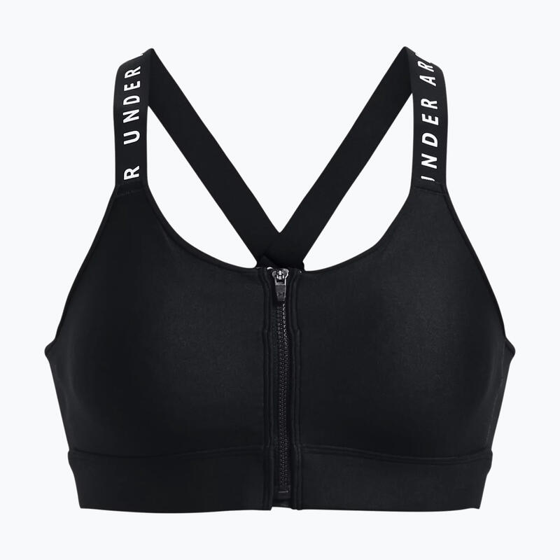 Sutien pentru sport Ua W Infinity High Bra Zip - negru femei