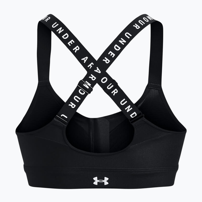 Sutien pentru sport Ua W Infinity High Bra Zip - negru femei