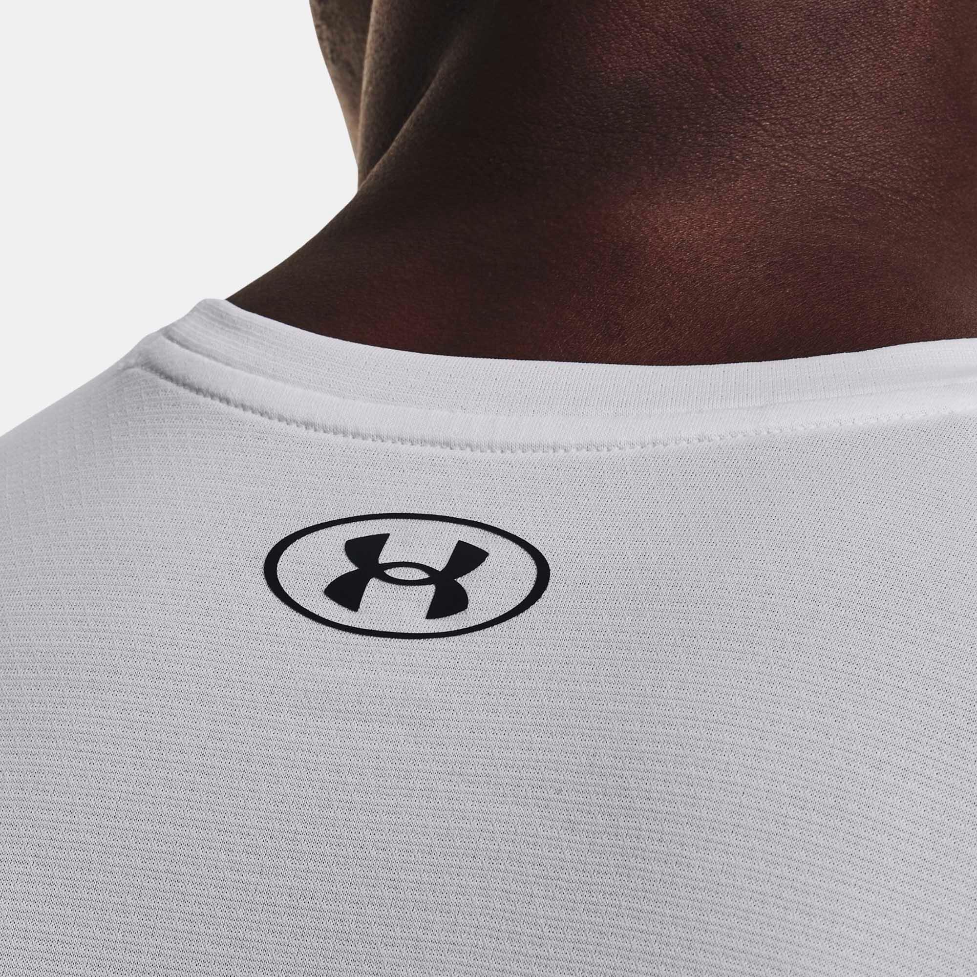 T-shirt Sportivo Uomo Under Armour UA Tech Vent Bianco 5/6