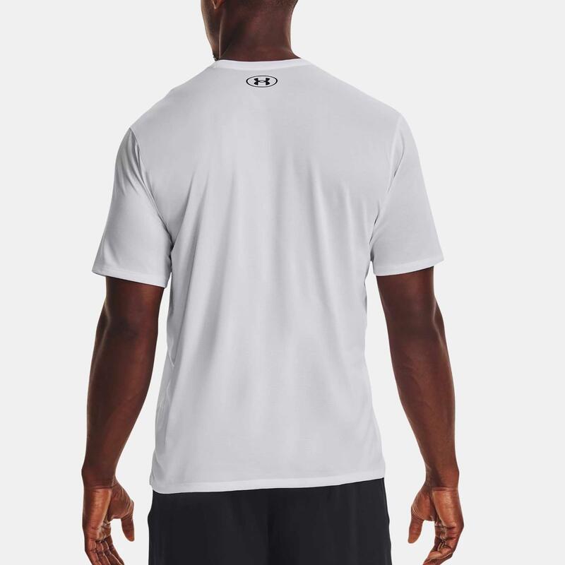 Tricou Under Armour Tech Vent SS pentru bărbați, alb, alb