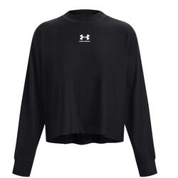 T-Shirt Under Armour Ua Rival Terry Oversized Crw Femme