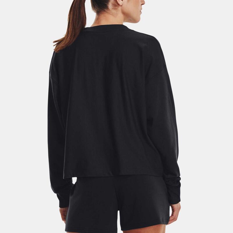 Under Armour Rival Terry Oversized Crew Overhemd Vrouwen