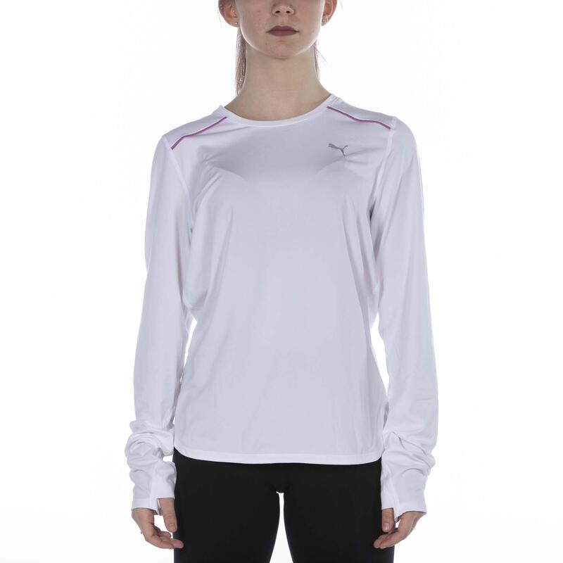 T-Shirt Puma Run Cloudspun Marathon  Bianco Donna