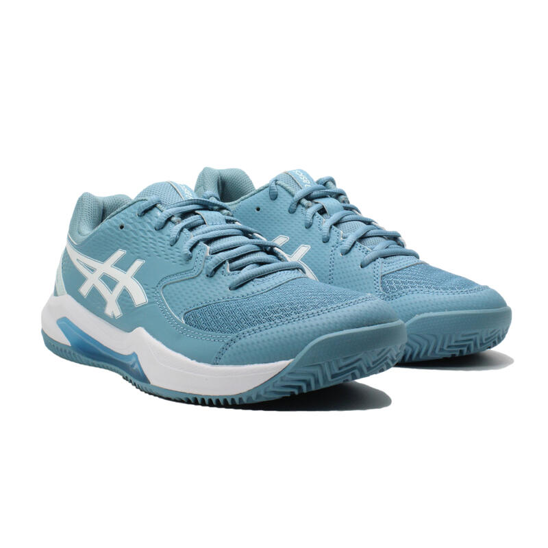 Tenis Y Padel Mujer - ASICS Gel Dedicate 8 W CLAY - GrisBlue/White