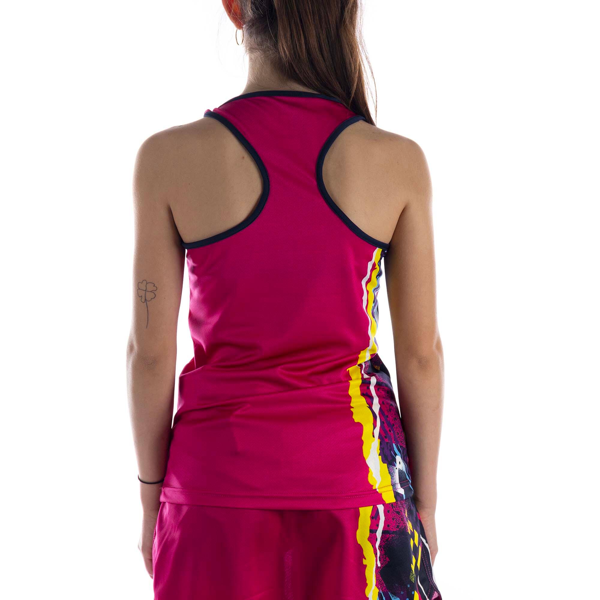 Canotta Errea Pamela Padel Fuxia Donna 3/4