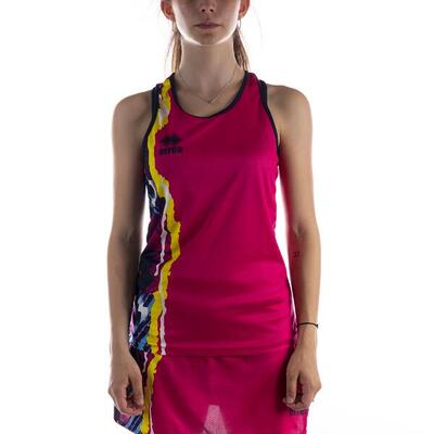 Tank top errea pamela padel fuchsia vrouwen