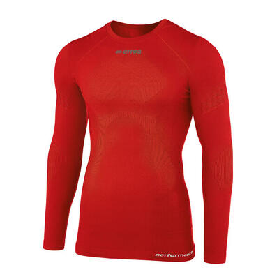 Errea davor ml jr thermische trui rood kind