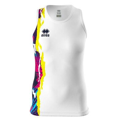 Witte tank top errea pamela padel vrouwen