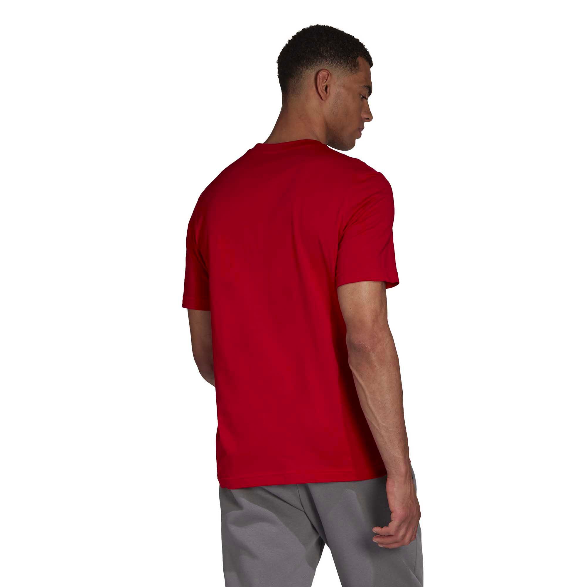 Adidas Entrada 22 T-Shirt voor Mannen in Team Power Rood 3/7