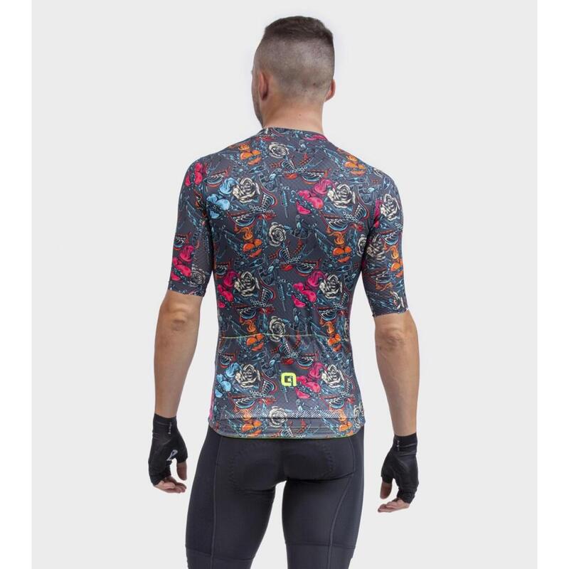 Koszulka rowerowa męska Alé Cycling PR-R Tattoo