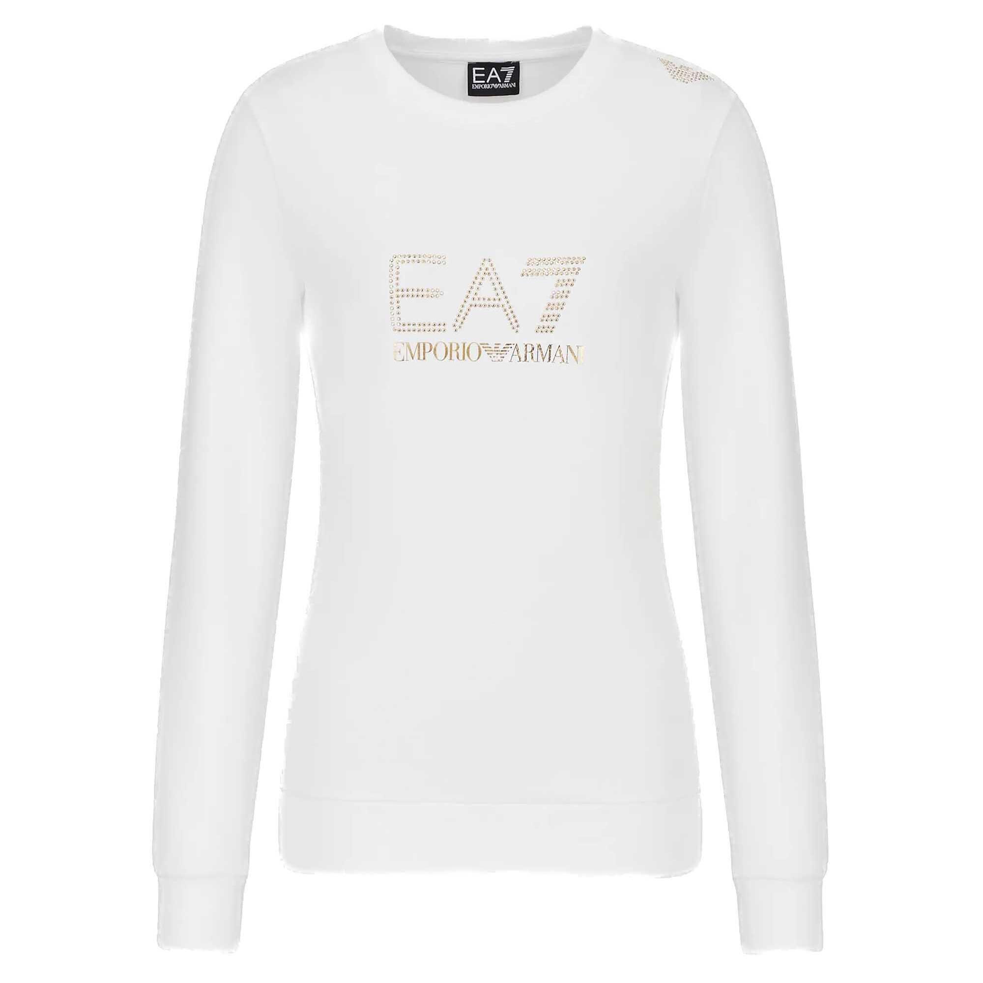 Ea7 T-Shirt Emporio Armani Para Mulher Branco da Decathlon