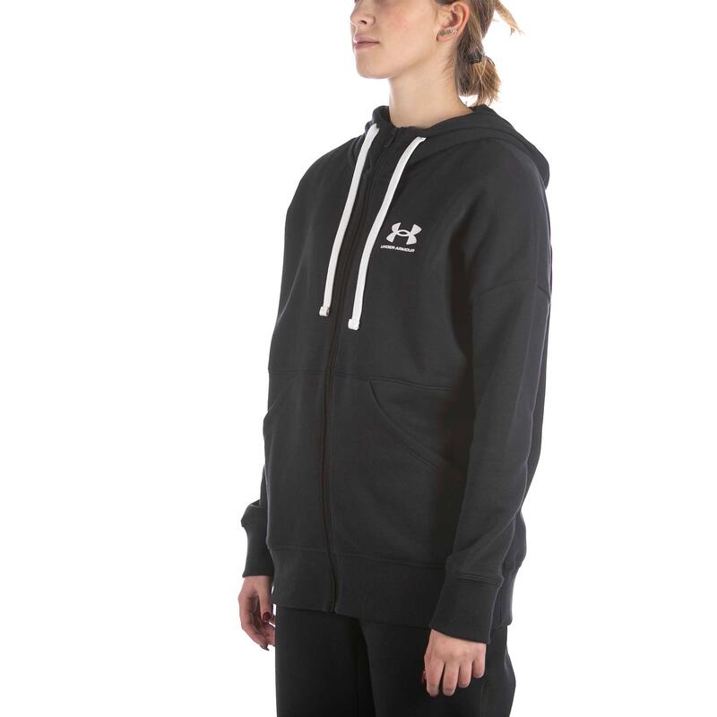 Under Armour Rival Fleece Fz Sweat-Shirt Noir Femme