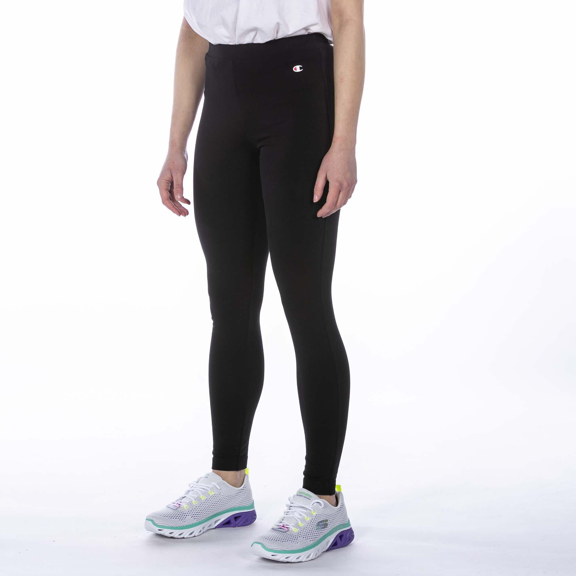 Leggings Champion Nero Donna 2/4