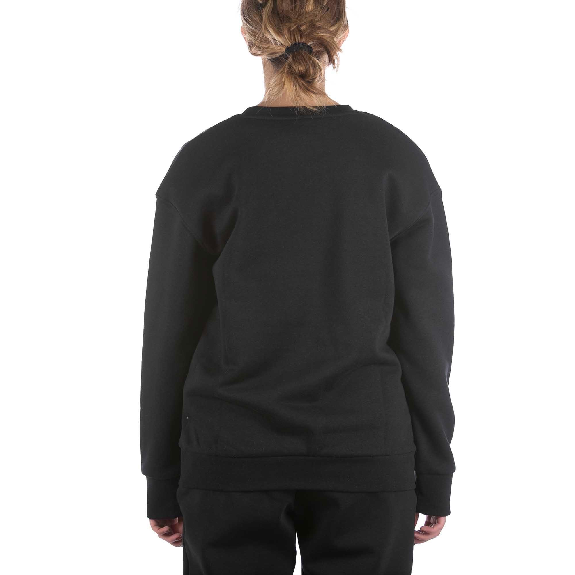 Under Armour Essential Sweat-Shirt En Polaire Noir Femme 3/4