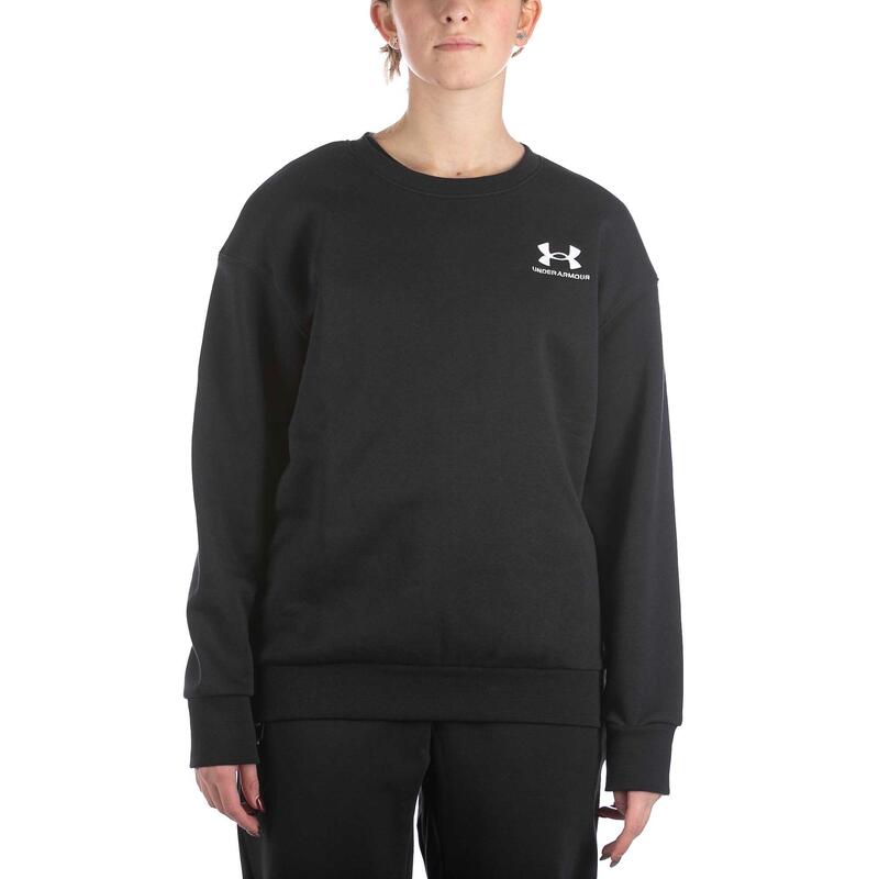 Sudadera Under Armour Essential Black Fleece Mujer