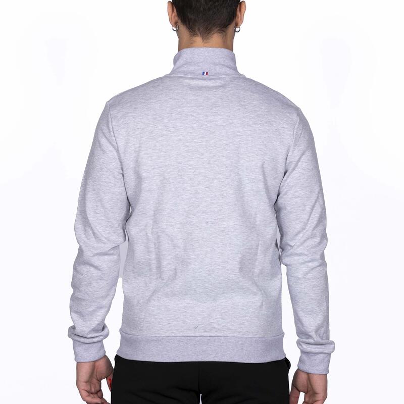 Felpa Le Coq Sportif Saison 2 Hoody N°1 Mr Grigio Adulto