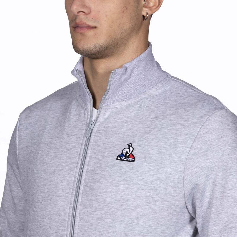 Felpa Le Coq Sportif Saison 2 Hoody N°1 Mr Grigio Adulto