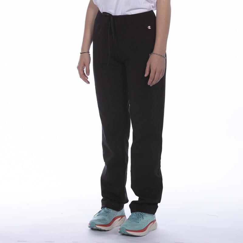 Pantalon Cordon Champion Negro Mujer