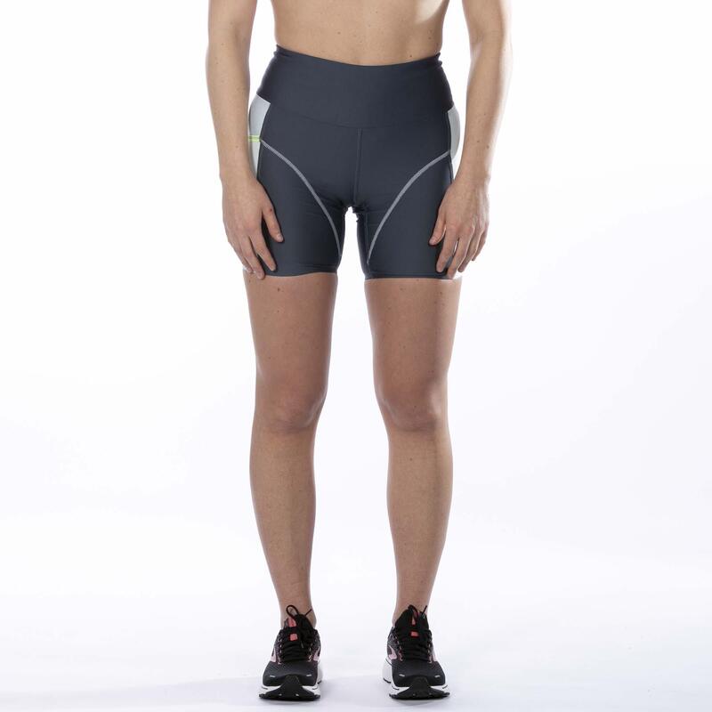 Short Puma Run Marathon 6 Bleu Femme