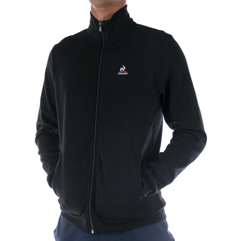 Le Coq Sportif Ess Fz Sweat N°3 M Zwart Sweatshirt Volwassenen