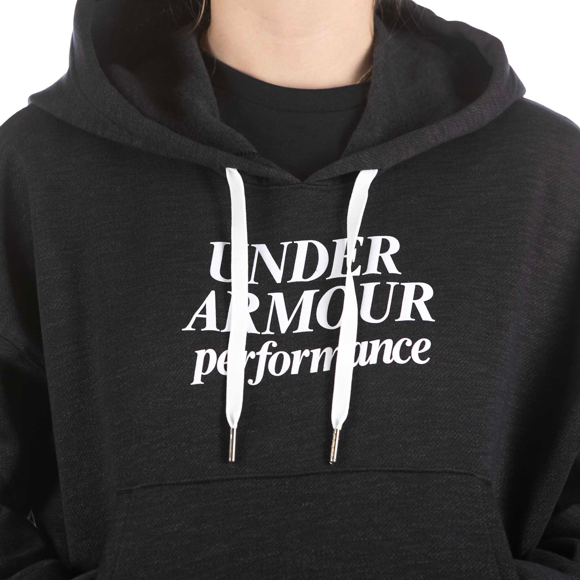 Under Armour Essential Script Sweat-Shirt Noir Femme 5/5