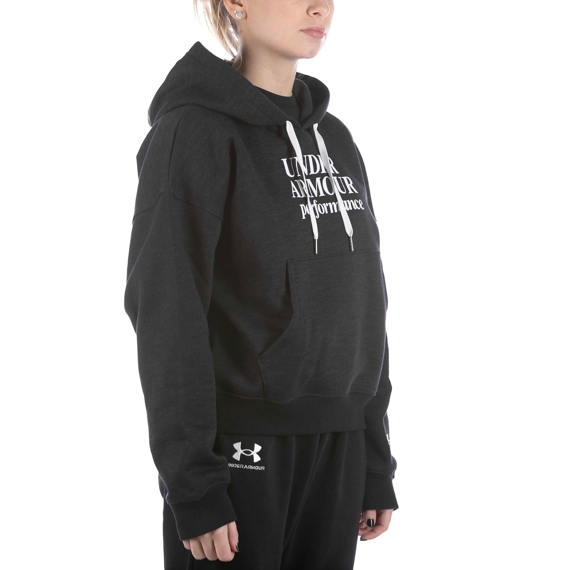 Under Armour Essential Script Sweat-Shirt Noir Femme 2/5