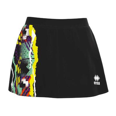 Errea Perla Schwarzer Minirock Dame