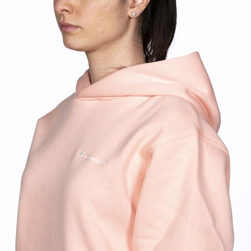 Sweat À Capuche Champion Rose Femme