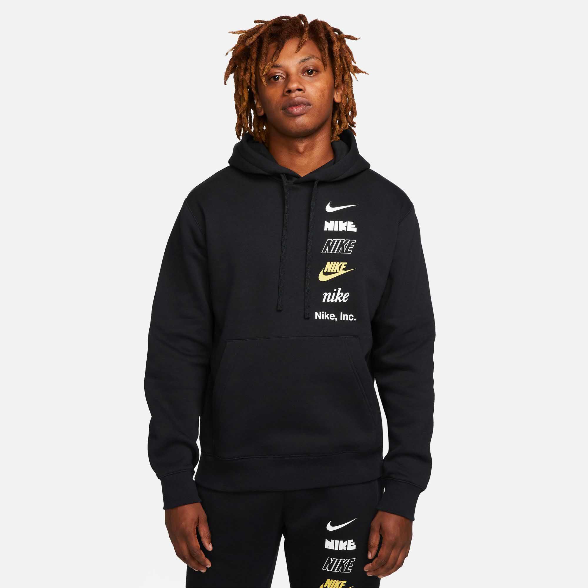 Bluza z kapturem męska Nike Club BB PO Hoodie Mlogo
