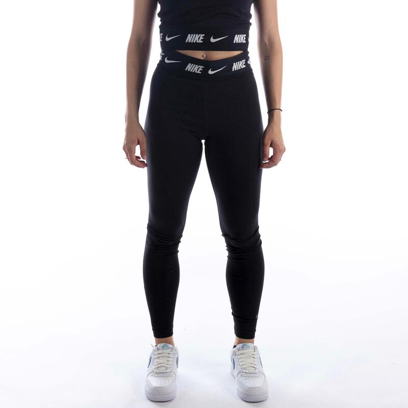 Mallas Nike Sportswear Club Negro Mujer