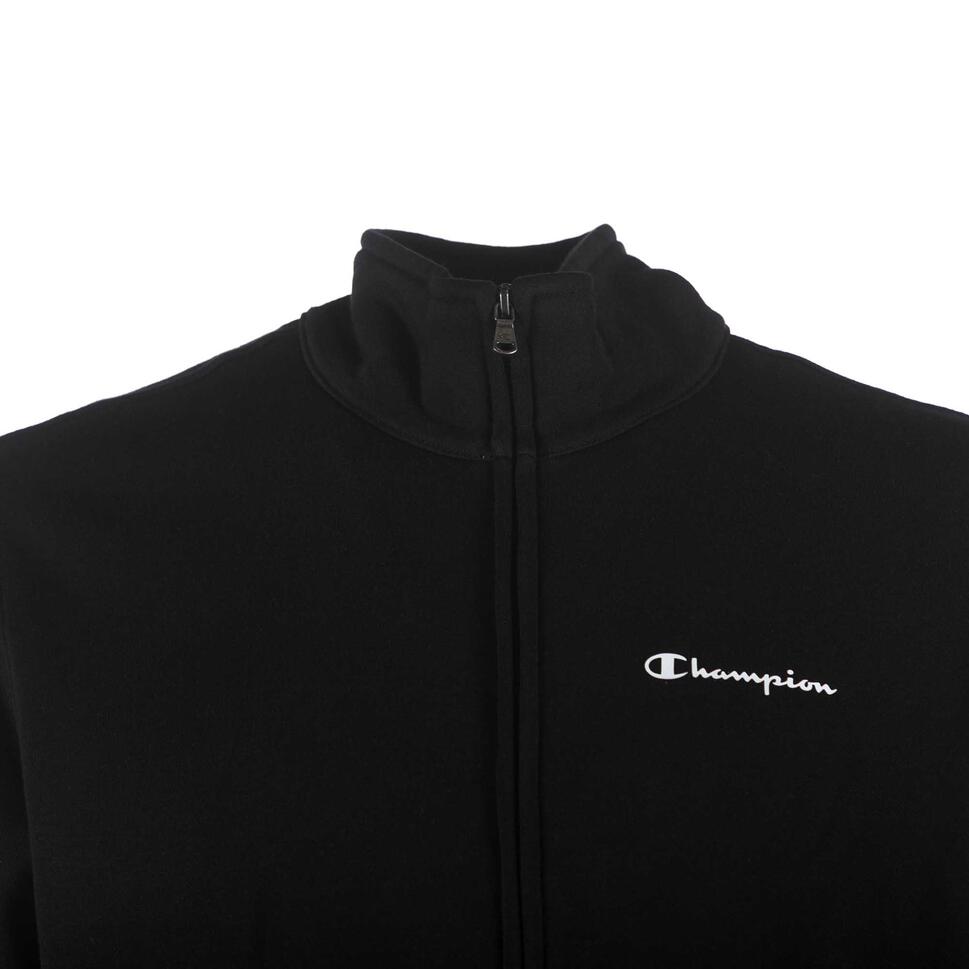 Bluza Champion Z Zamkiem Na Pełny Czarny Dorosłych