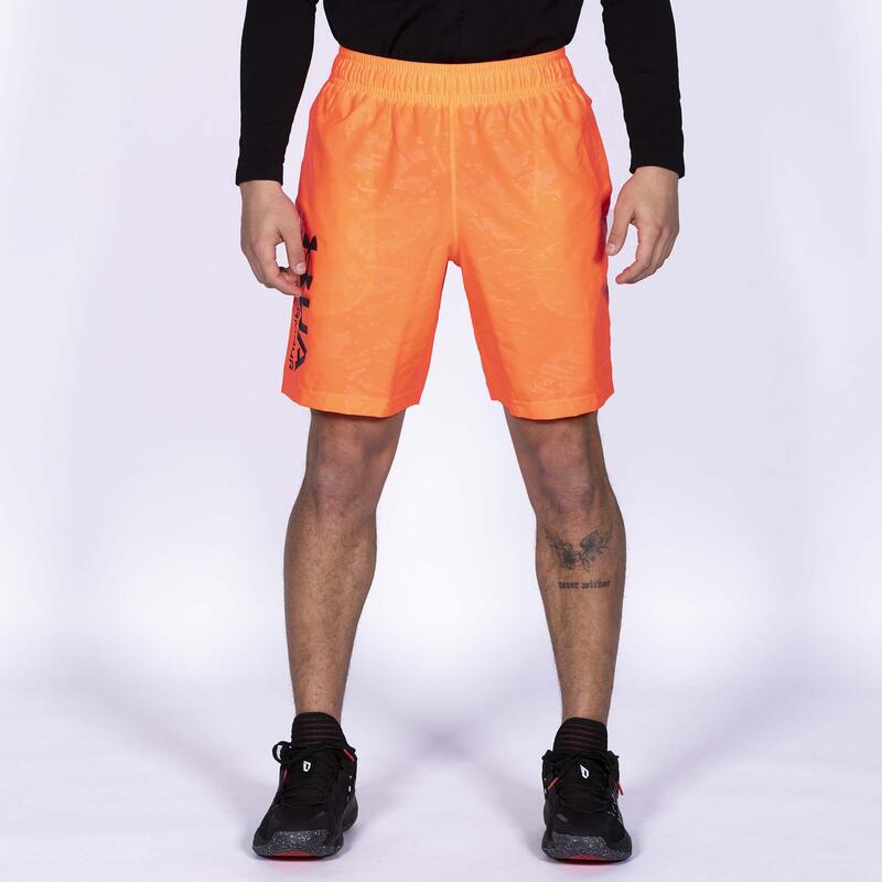 Short Under Armour Woven Emboss Orange Adulte