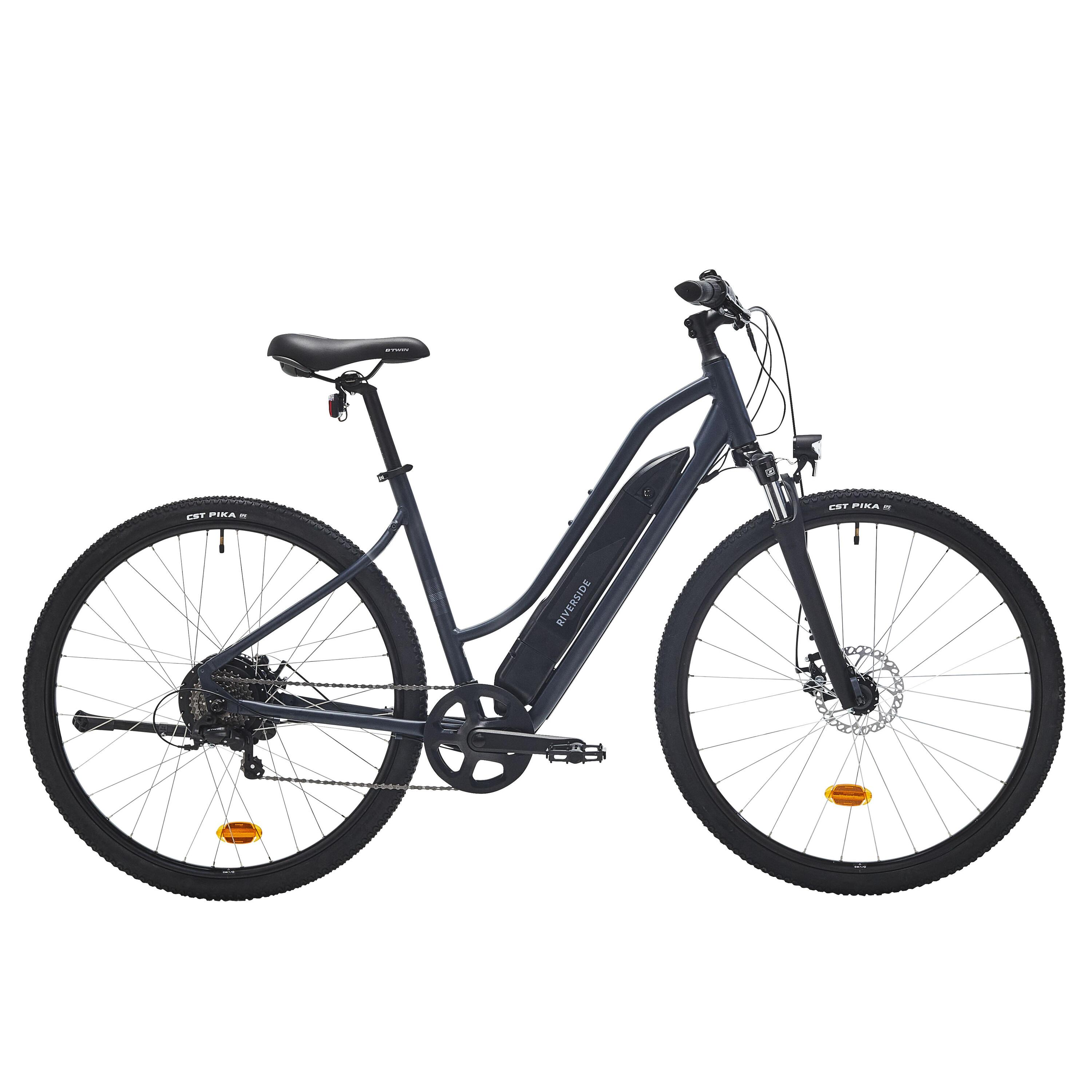 RIVERSIDE Segunda vida - Bicicleta eléctrica trekking cuadro bajo Riverside... - EXCELENTE