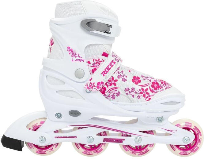 Skeelers - Compy 8.0 - Mädchen - Verstellbar - Weiß - Rosa 2/6