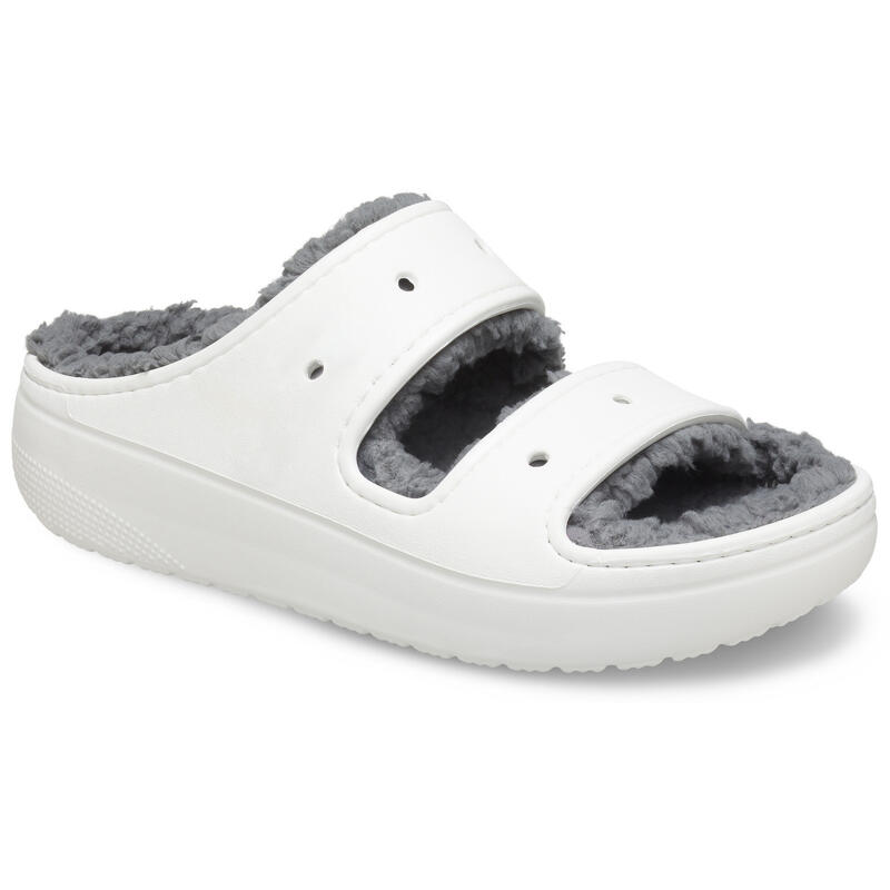 Chanclas Crocs Classic Cozzzy Sandal, Blanco, Unisexo