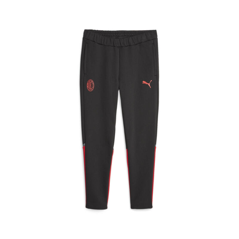 AC Milan Casuals voetbalsweatpants PUMA Black For All Time Red