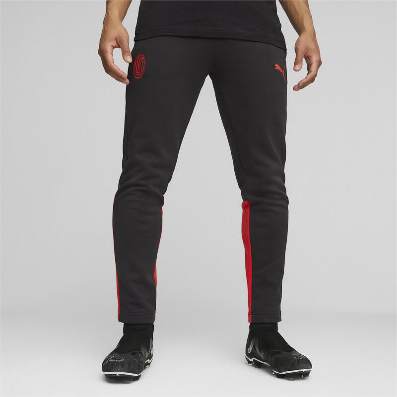 AC Milan Casuals voetbalsweatpants PUMA Black For All Time Red