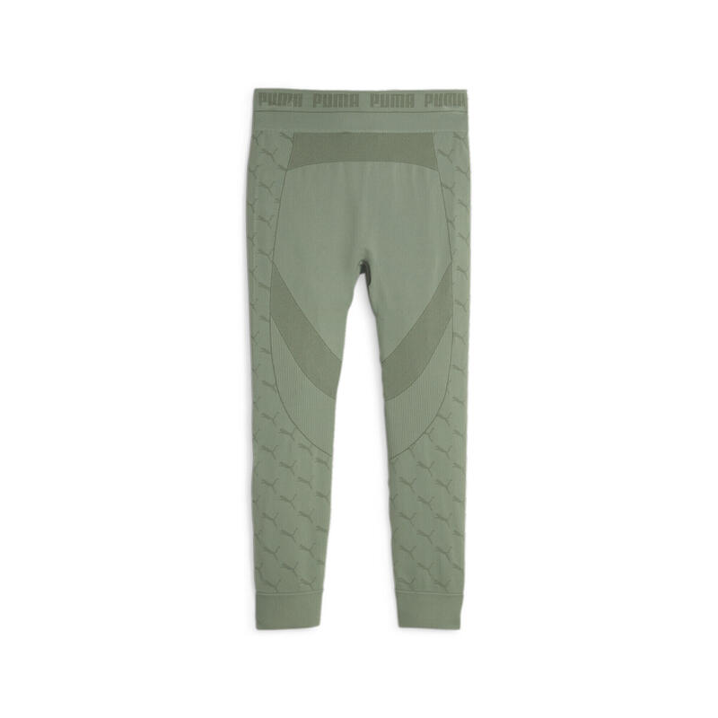 evoKNIT 7/8 Leggings Damen PUMA Eucalyptus Green