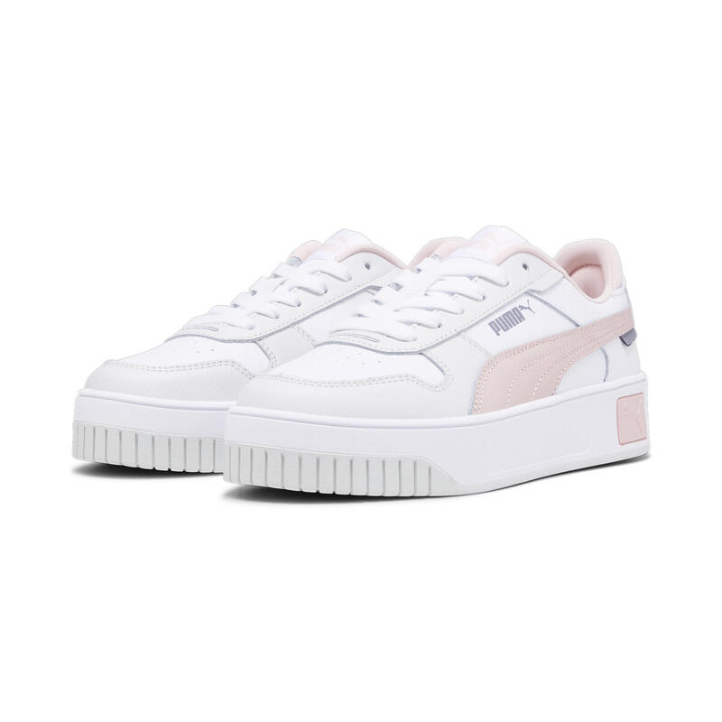 Carina Street Sneakers Mädchen PUMA White Rose Dust Feather Gray Pink