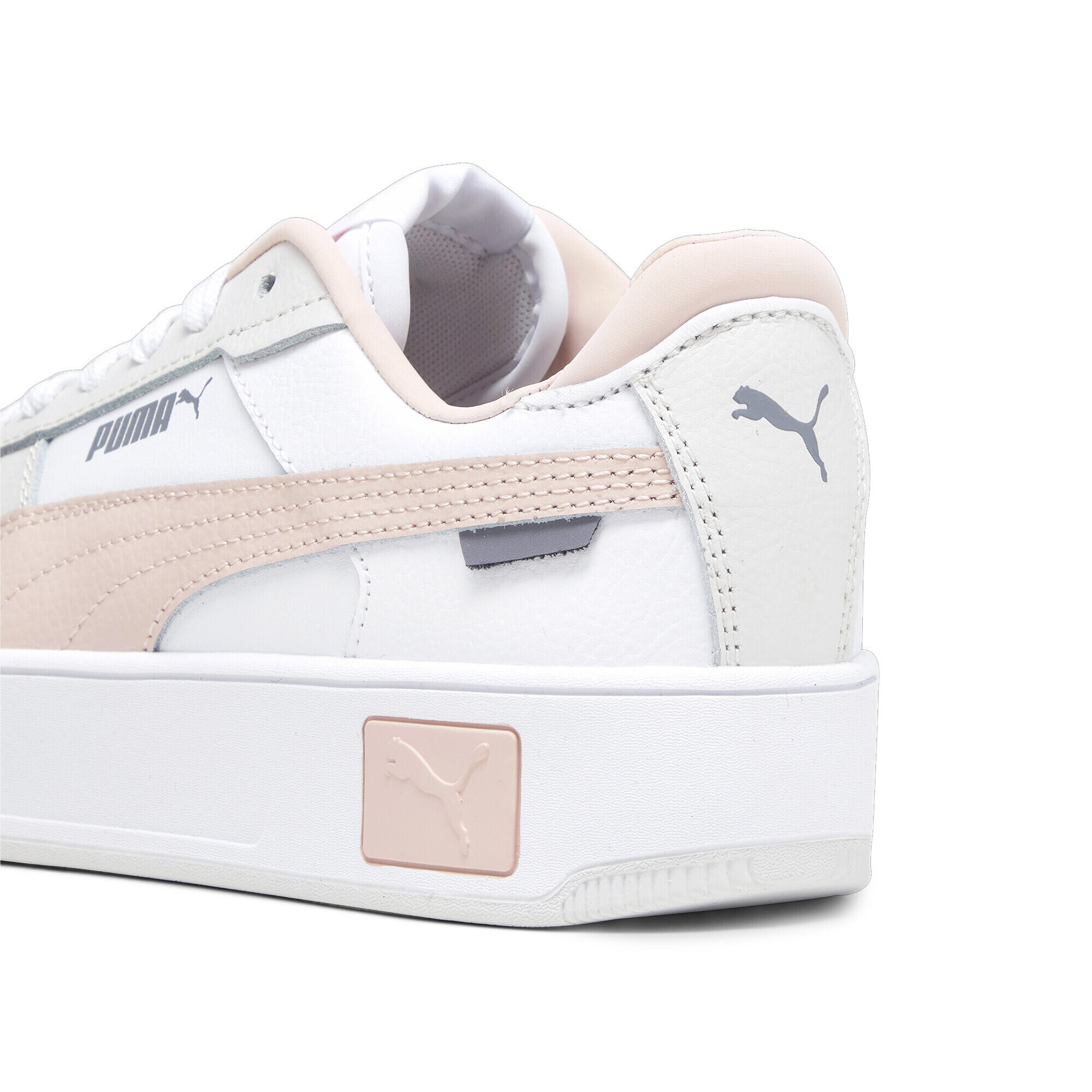 Carina Street sneakers voor jongeren PUMA White Rose Dust Feather Gray Pink 2/7