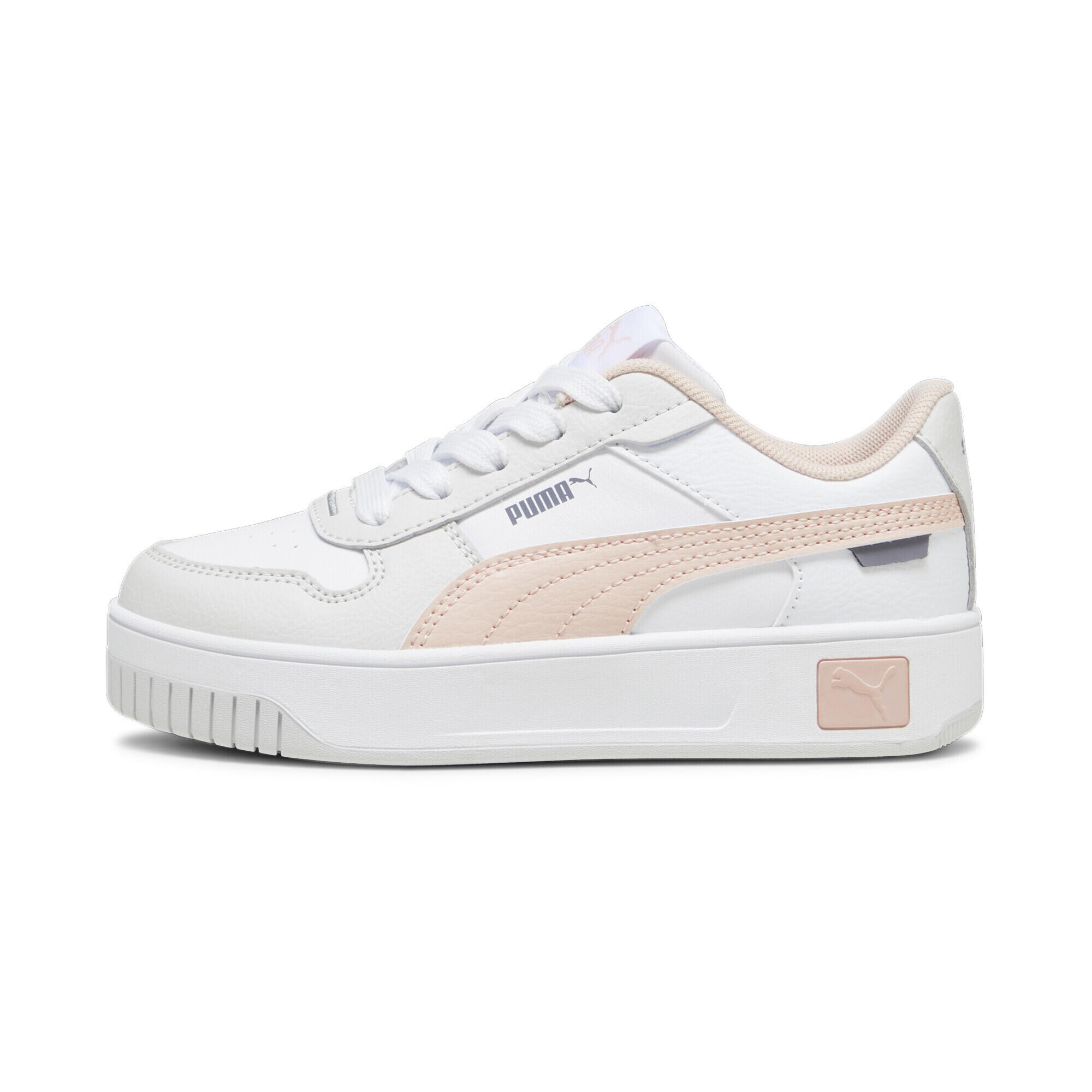 Baskets Carina Street Enfant PUMA White Rose Dust Feather Gray Pink 3/10