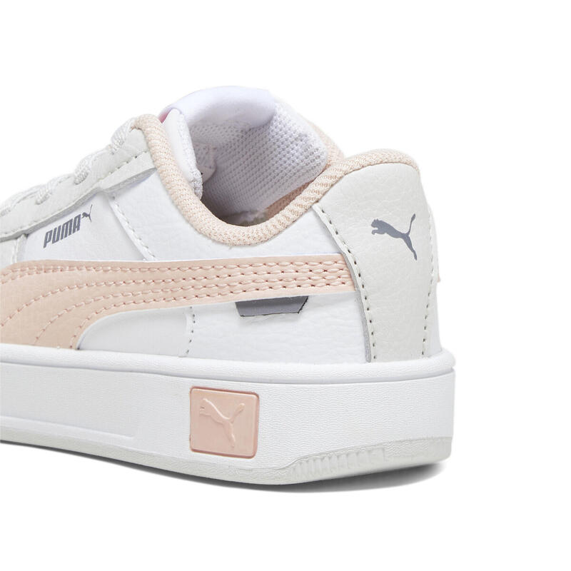 Baskets Carina Street Bébé PUMA White Rose Dust Feather Gray Pink