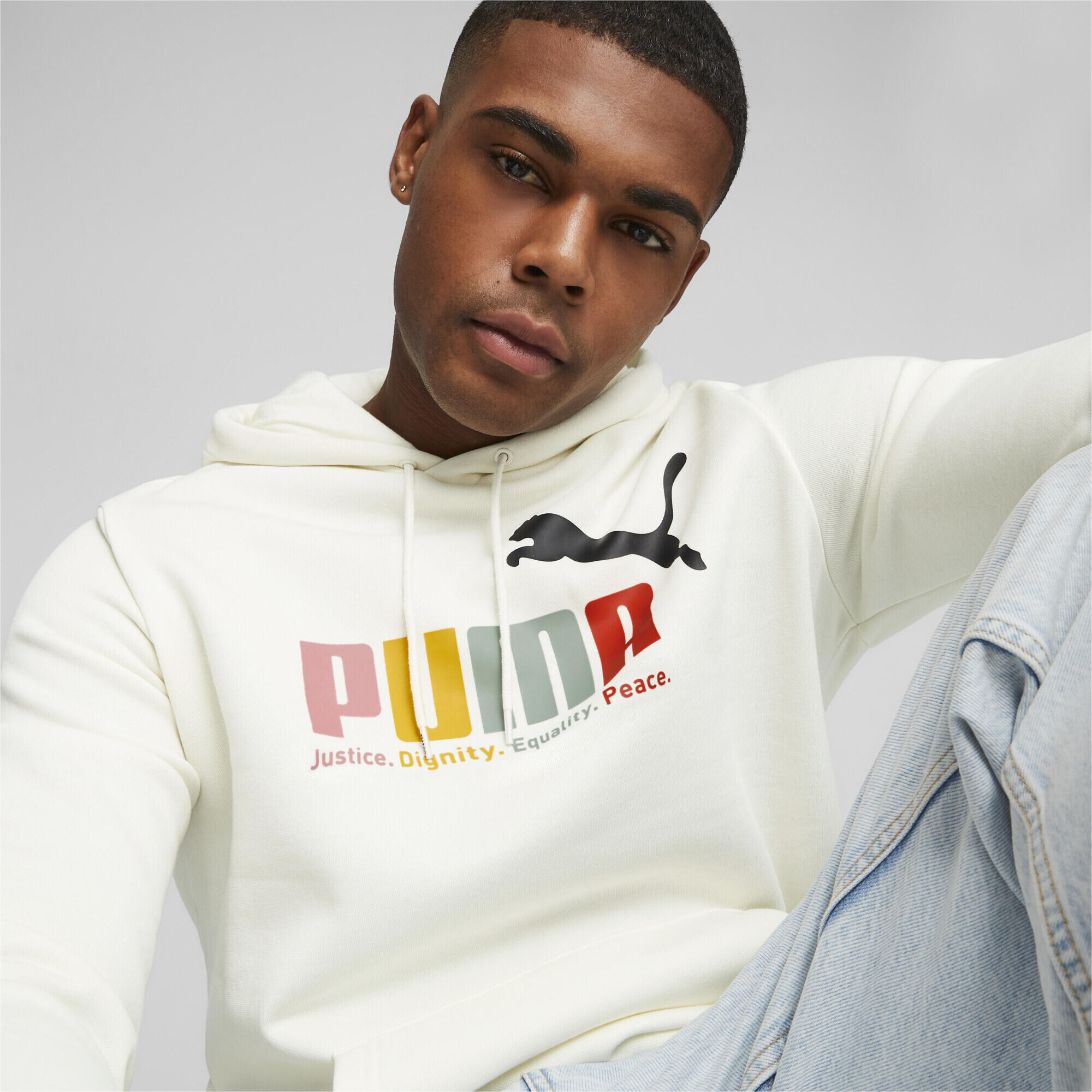Hoodie polaire multicolore ESS+ PUMA Warm White 4/6