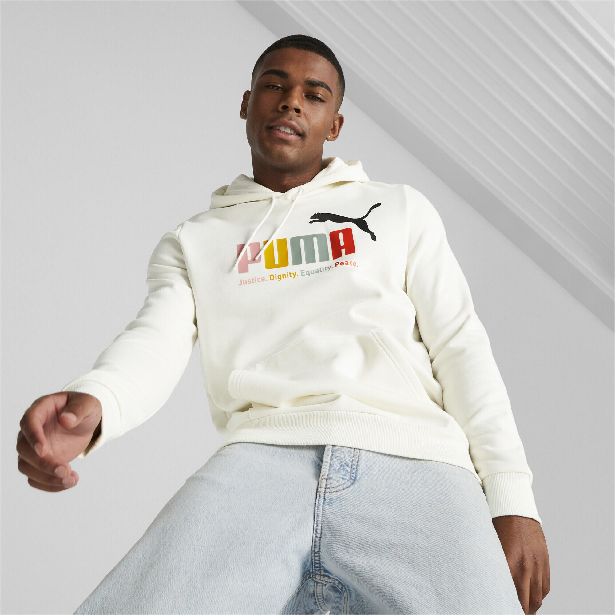 Hoodie polaire multicolore ESS+ PUMA Warm White 2/6