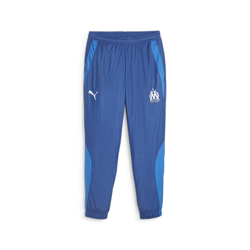 Olympique de Marseille Pre-match voetbalbroek PUMA Team Royal Clyde Blue