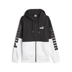 PUMA POWER hoodie met rits voor heren PUMA Black