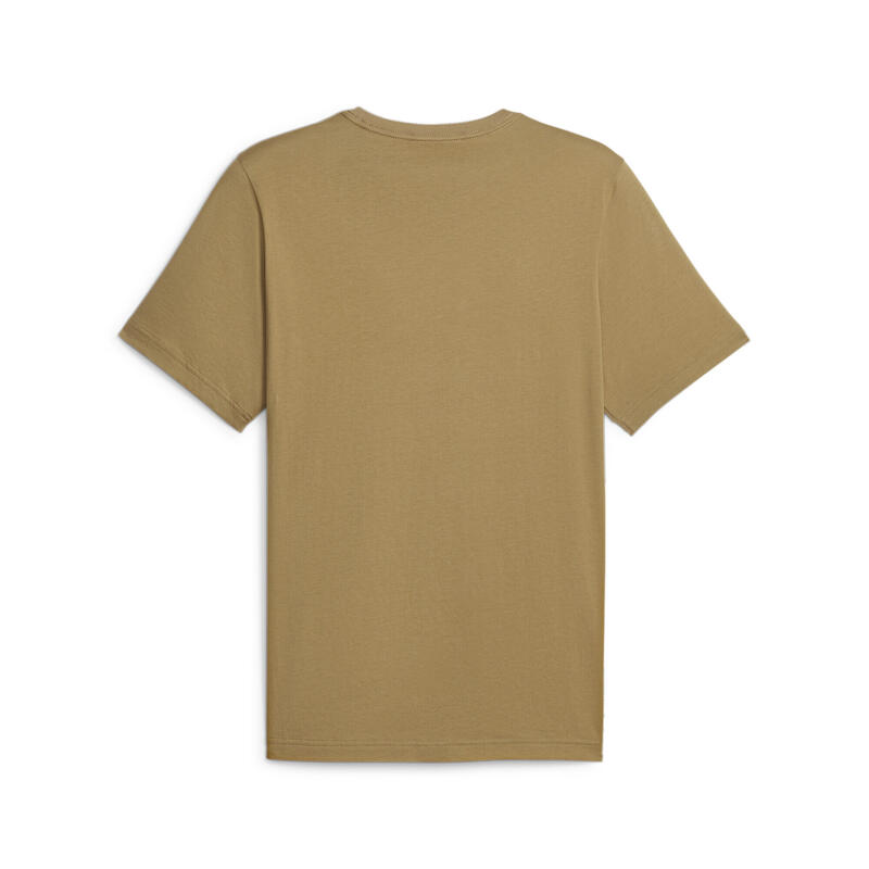 T-shirt Essentials Logo PUMA Toasted Beige para homem
