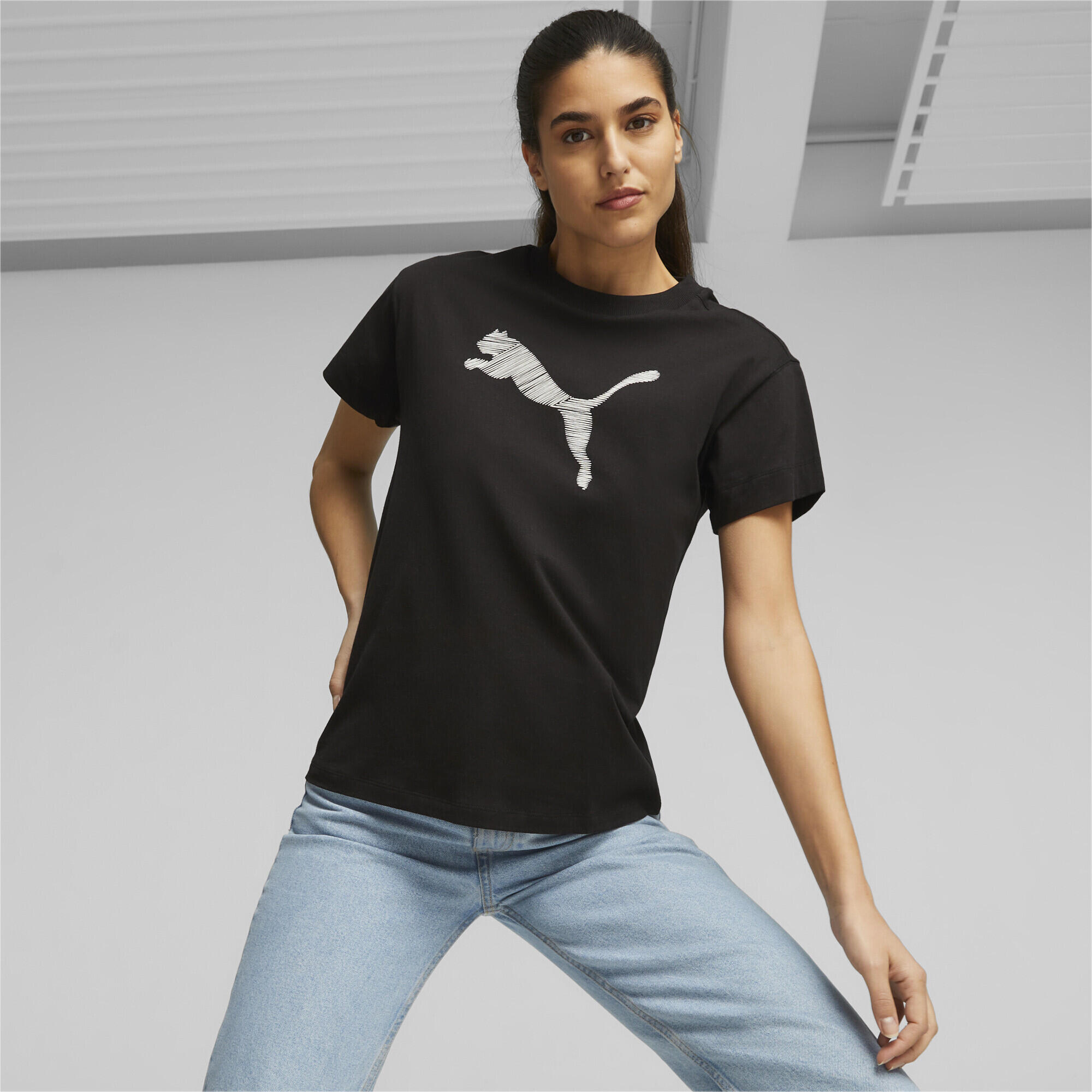T-shirt HER da donna PUMA Black 2/5