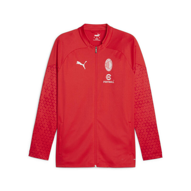 Chaqueta AC Milan de training de fútbol PUMA For All Time Red Feather Gray