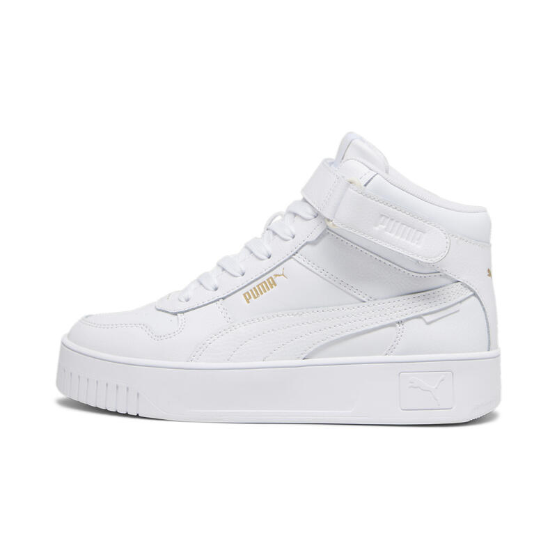 Carina Street halfhoge sneakers voor dames PUMA White Gold